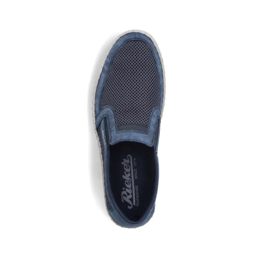 Rieker Herren Slipper meeresblau