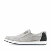 Rieker Herren Slipper mondgrau