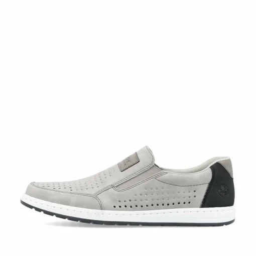 Rieker Herren Slipper mondgrau