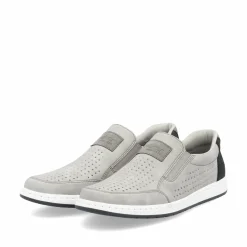 Rieker Herren Slipper mondgrau