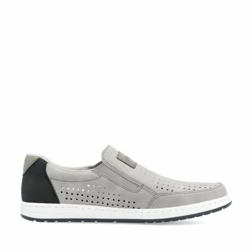 Rieker Herren Slipper mondgrau
