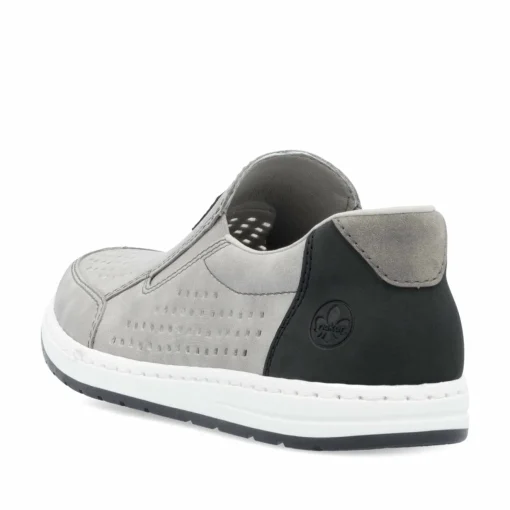 Rieker Herren Slipper mondgrau