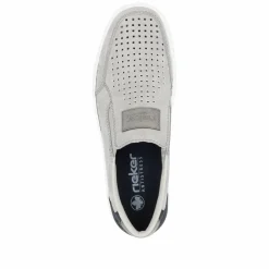 Rieker Herren Slipper mondgrau