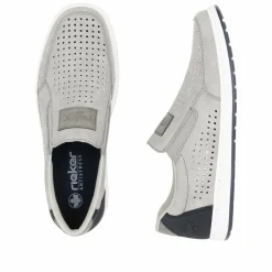 Rieker Herren Slipper mondgrau