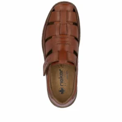 Rieker Herren Slipper nussbraun