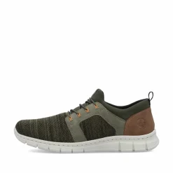 Rieker Herren Slipper olivgrün