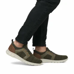 Rieker Herren Slipper olivgrün