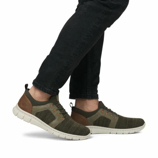 Rieker Herren Slipper olivgrün