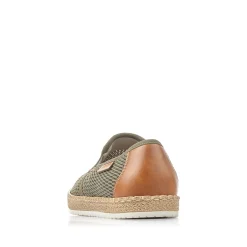 Rieker Herren Slipper olivgrün
