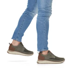 Rieker Herren Slipper olivgrün