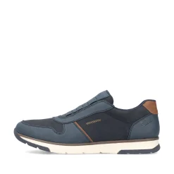 Rieker Herren Slipper ozeanblau