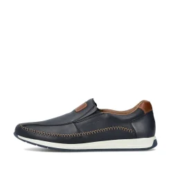 Rieker Herren Slipper ozeanblau