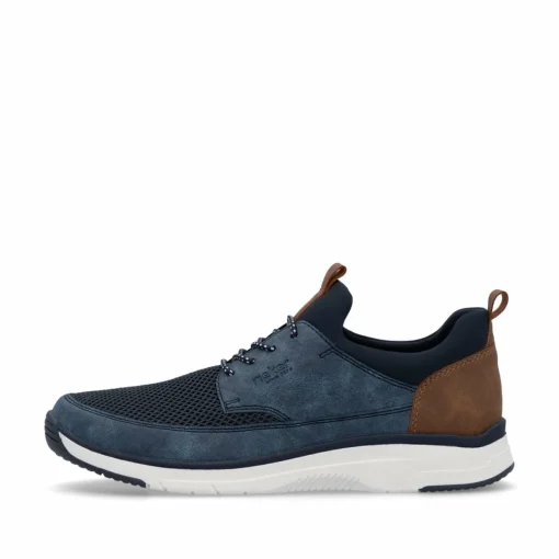 Rieker Herren Slipper ozeanblau