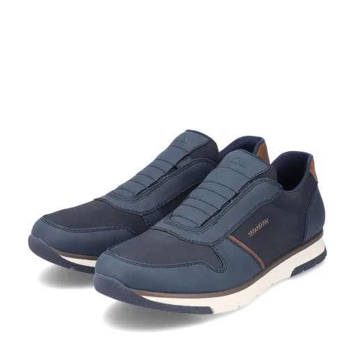 Rieker Herren Slipper ozeanblau