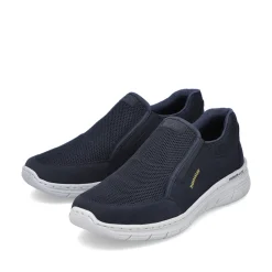 Rieker Herren Slipper ozeanblau