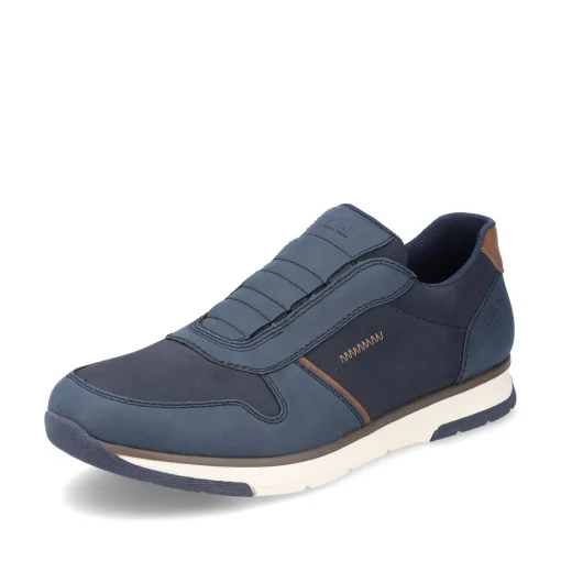 Rieker Herren Slipper ozeanblau