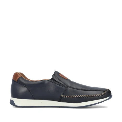 Rieker Herren Slipper ozeanblau