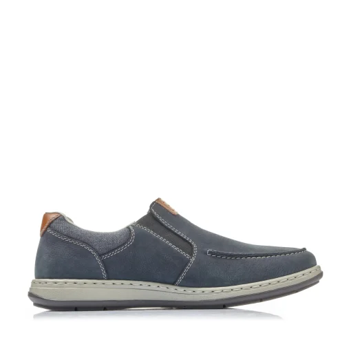 Rieker Herren Slipper ozeanblau