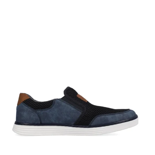 Rieker Herren Slipper ozeanblau