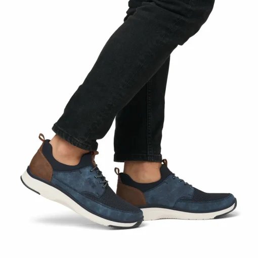 Rieker Herren Slipper ozeanblau