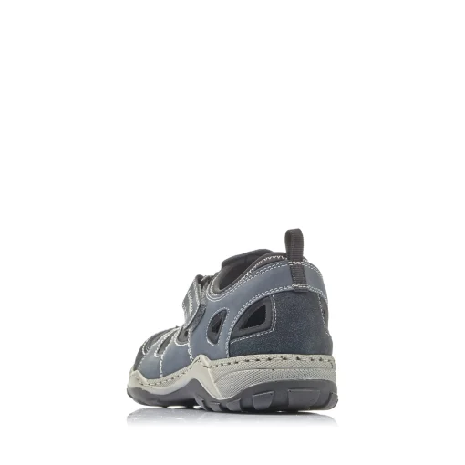 Rieker Herren Slipper ozeanblau