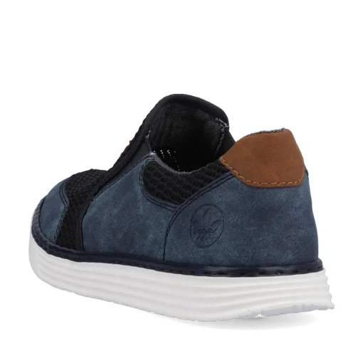 Rieker Herren Slipper ozeanblau