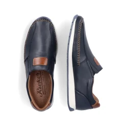 Rieker Herren Slipper ozeanblau