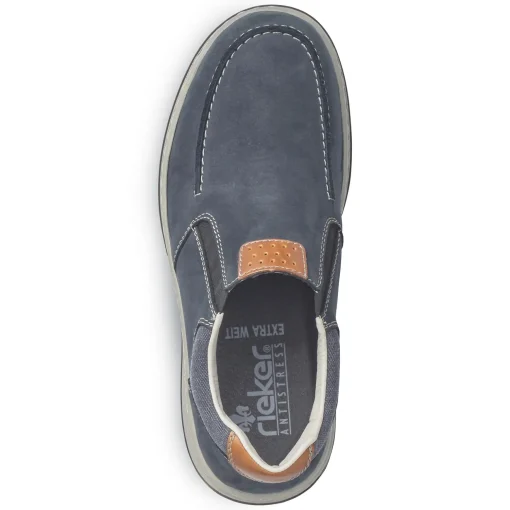 Rieker Herren Slipper ozeanblau