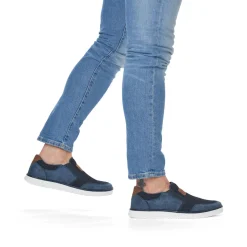 Rieker Herren Slipper ozeanblau