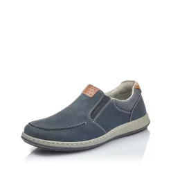 Rieker Herren Slipper ozeanblau