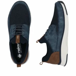 Rieker Herren Slipper ozeanblau