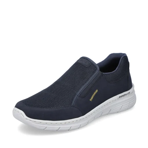 Rieker Herren Slipper ozeanblau