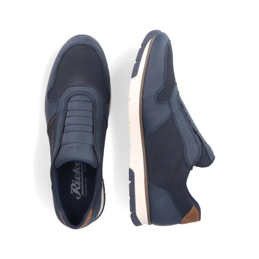 Rieker Herren Slipper ozeanblau