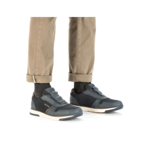 Rieker Herren Slipper ozeanblau