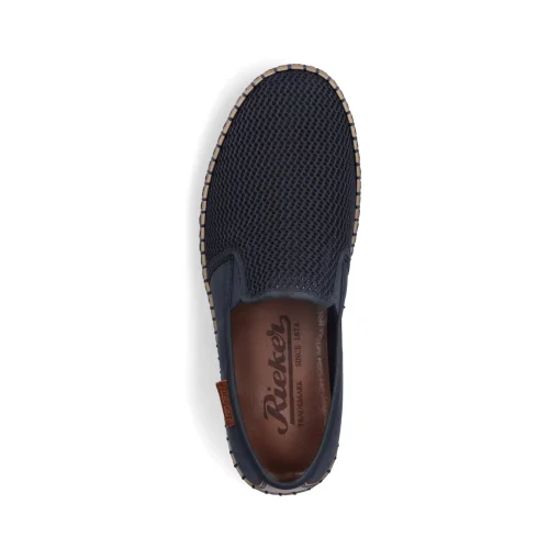 Rieker Herren Slipper pazifikblau
