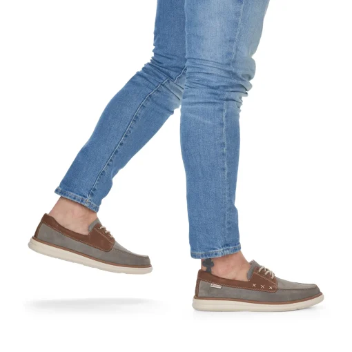 Rieker Herren Slipper quartz grey