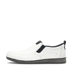 Rieker Herren Slipper schneeweiss