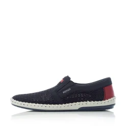 Rieker Herren Slipper schieferblau