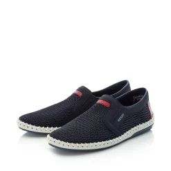 Rieker Herren Slipper schieferblau