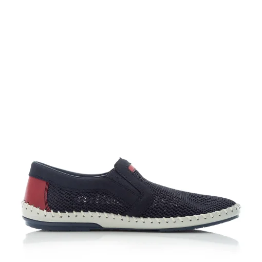 Rieker Herren Slipper schieferblau