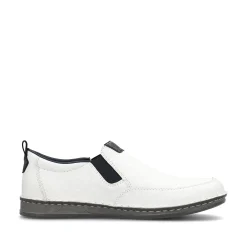 Rieker Herren Slipper schneeweiss