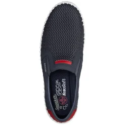 Rieker Herren Slipper schieferblau