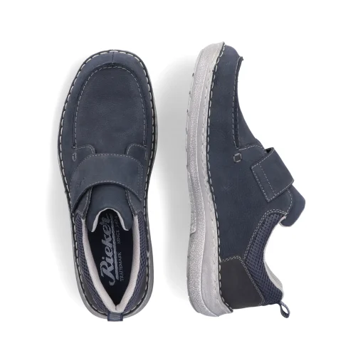 Rieker Herren Slipper schieferblau