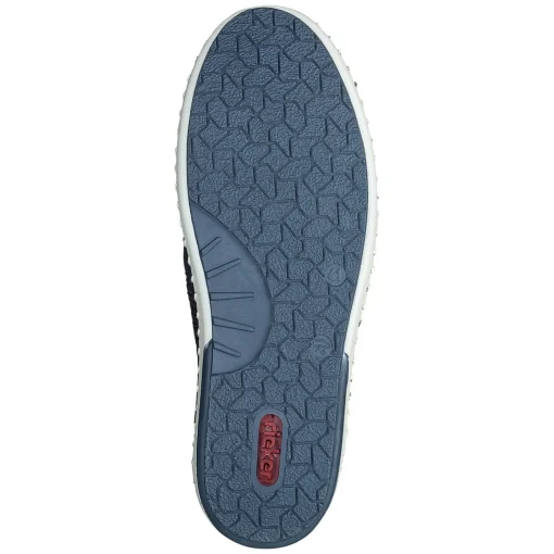 Rieker Herren Slipper schieferblau