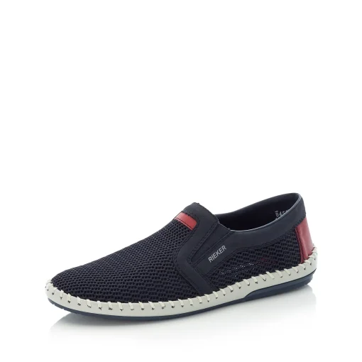 Rieker Herren Slipper schieferblau