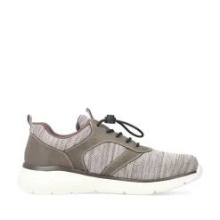 Rieker Herren Slipper silbergrau