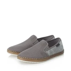 Rieker Herren Slipper stahlgrau
