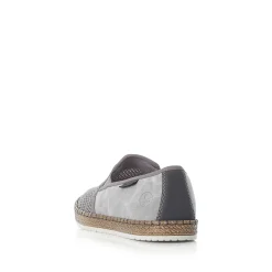 Rieker Herren Slipper stahlgrau