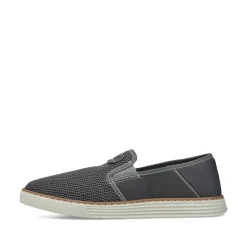 Rieker Herren Slipper steingrau