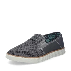 Rieker Herren Slipper steingrau